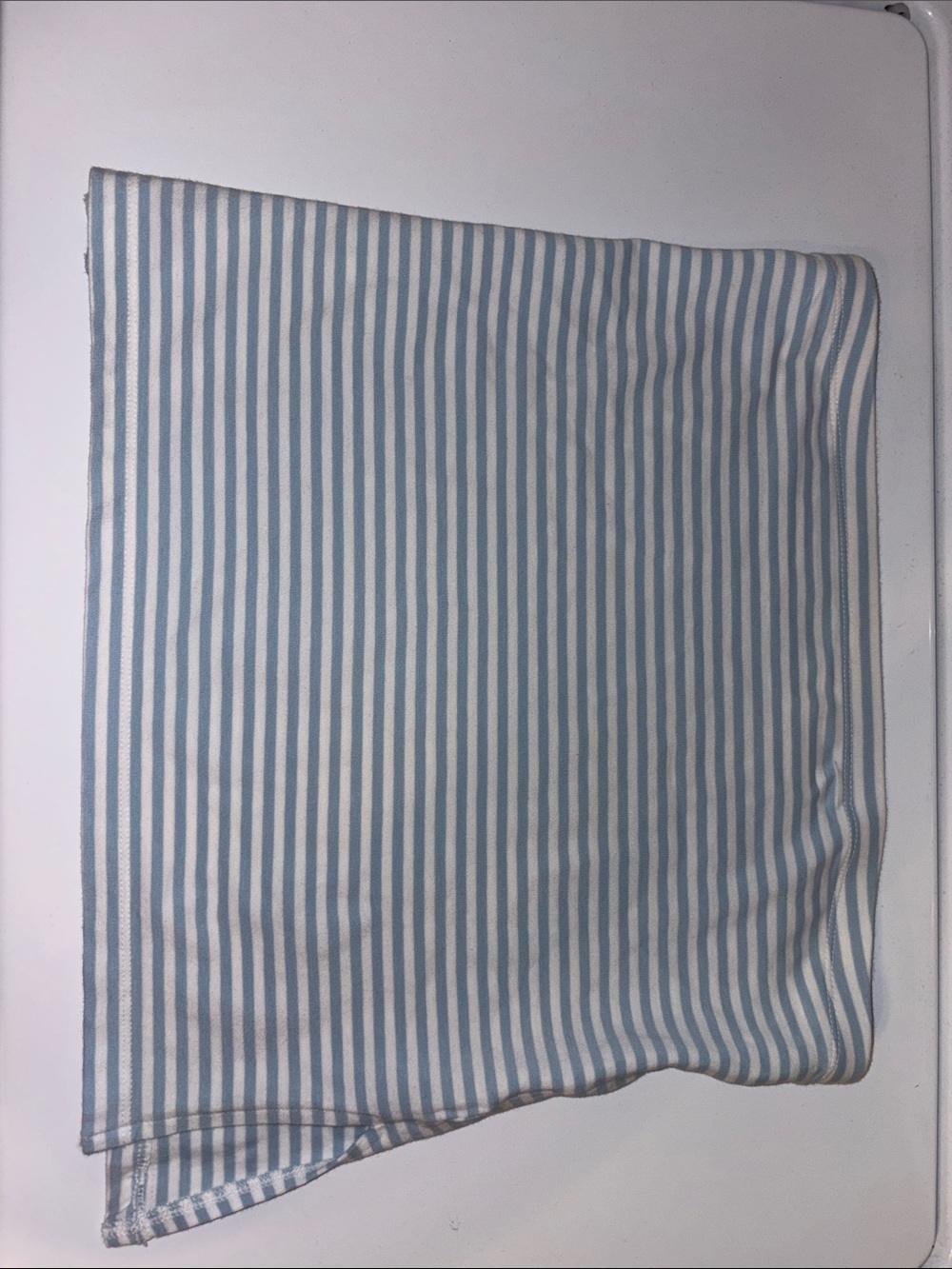 American Eagle Outfitters Blue and White Striped Crop Top